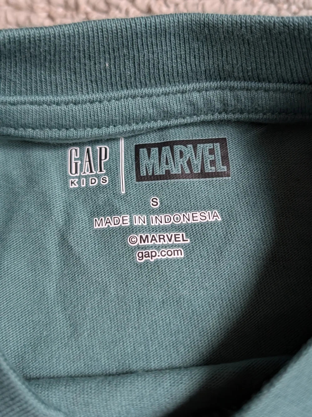 GAP Teal Avengers Graphic Short-Sleeve Tee